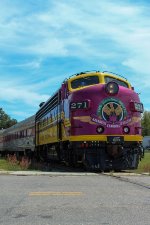ACWR 271 in Downtown Aberdeen Loading Passengers For The Days Excursion.